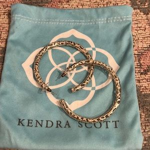 Kendra Scott gold hoops